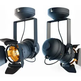 Artistic style iron led track lighting